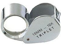 Gemological Tools Loupe 10x Chrome 5144