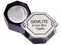 Gemological Tools Loupe 20x Nikel 21mm 5164