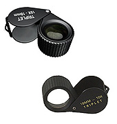 Loupe 10x Rubber-Grip Black