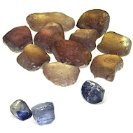 Fine faceting  rough gemstones direct from the mines at reasonable prices by Multicolour.com