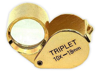Gemological Tools Loupe 10x Gold 5141